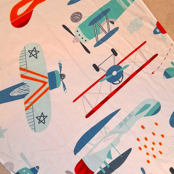💥SALE💥NURSERY/Toddler, NWOT, Windows Drapes, Aviater/Plane Theme - Picture 3 of 7